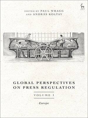cover image of Global Perspectives on Press Regulation, Volume 1